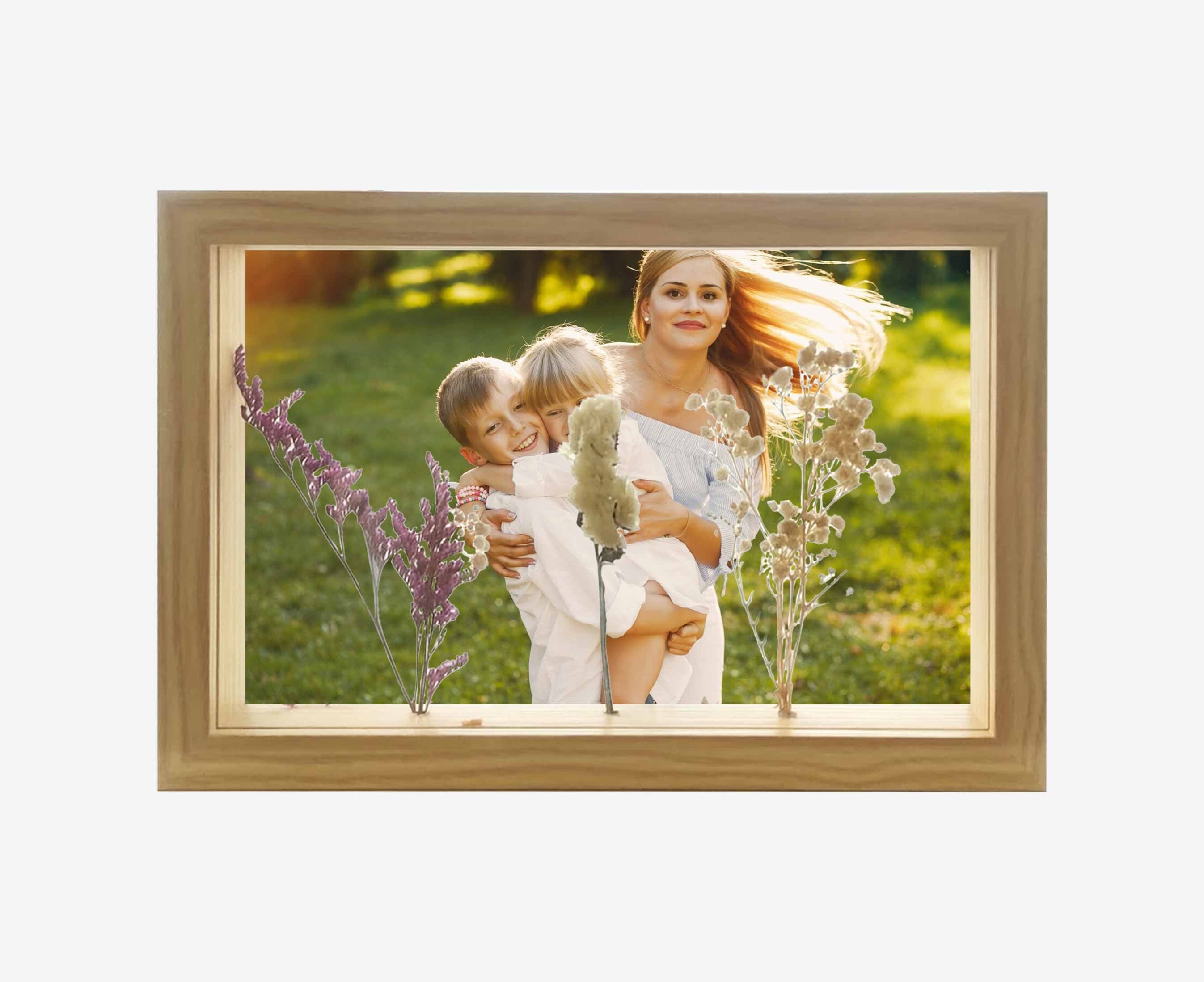 Cornice da appendere, Elegante decorazione da parete, Adatto per fiori secchi, Oro Cornice da appendere, Elegante decorazione da parete, Adatto per fiori secchi, Oro